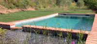 Naturalized pool in Maresme, Barcelona. #J15 Naturalized pool landscape design for a family housing at Maresme, Barcelona